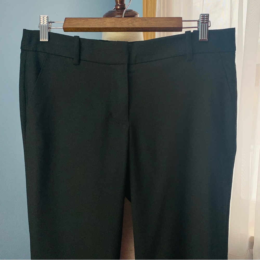 J. Crew Black Lightweight Wool Cropped Pants - Picture 3 of 7
